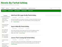 Tablet Screenshot of farhatishtiaq.urdunovels.org